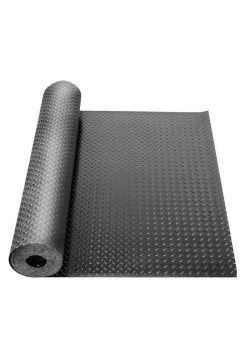 Покрытие резиновое "Елка" ТЕХНОЛОГИЯ 1,2x10 м черный 00-00006113