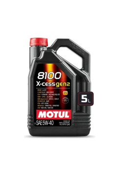 Синтетическое масло MOTUL 100 8100 X-cess GEN2 5W40 5л 111682