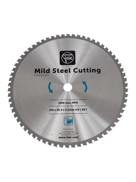 Пильное полотно 355 мм Fein 63502301000