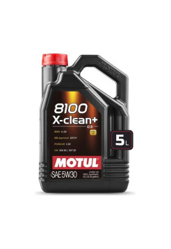 Моторное масло MOTUL 8100 X-clean+ синтетическое, SAE 5W30, 5 л 111684