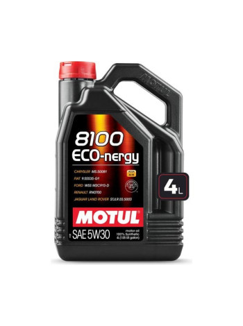 Моторное масло MOTUL 8100 ECO-nergy синтетическое, 5W30, 4 л 111860
