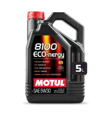 Моторное масло MOTUL 8100 ECO-nergy синтетическое, 5W30, 5 л 111686