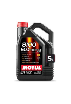 Моторное масло MOTUL 8100 ECO-nergy синтетическое, 5W30, 5 л 111686