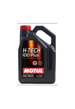 Синтетическое моторное масло MOTUL H-TECH 100 PLUS 0W20 SP 4 л 112144