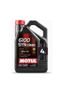 Моторное масло MOTUL 6100 SYN-CLEAN 5W40, 4 л 111863