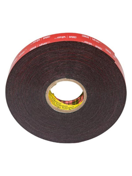 Двусторонняя клейкая лента 3М 19 мм х 11 м, черная 5952F