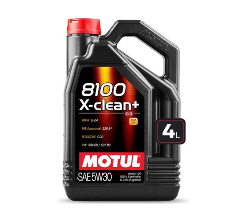 Моторное масло MOTUL 8100 X-CLEAN + 5W30 4 л 111859