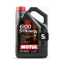 Моторное масло MOTUL 6100 SYN-NERGY 5W40, 5 л 111690