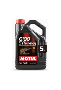 Моторное масло MOTUL 6100 SYN-NERGY 5W40, 5 л 111690