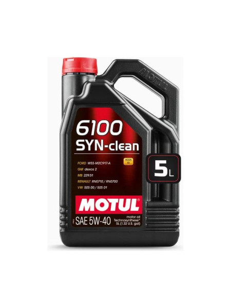 Моторное масло MOTUL 6100 SYN-CLEAN 5W40 5л 111692