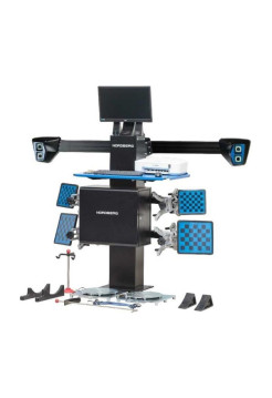 Стенд сход-развал NORDBERG 3D модель, укороченная колонна для ям C802PIT_синий