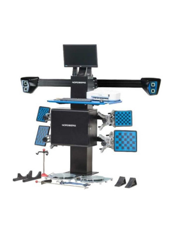 Стенд сход-развал NORDBERG 3D модель, укороченная колонна для ям C802PIT_синий