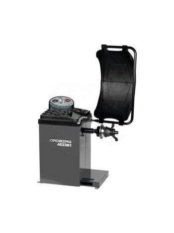 Балансировочный станок NORDBERG с автоматическим вводом 2х параметров, лазером и автостопом, серый 4523N1(G)