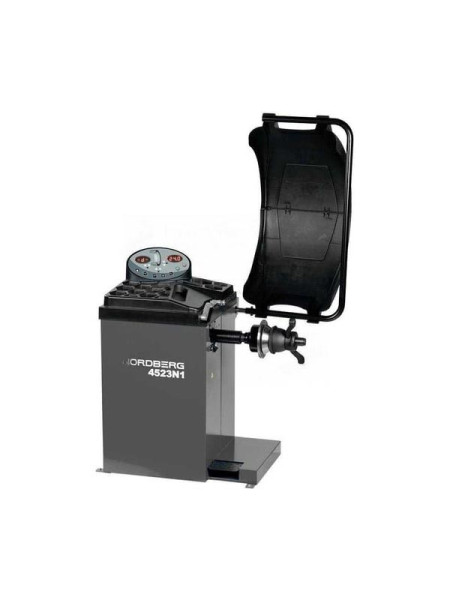 Балансировочный станок NORDBERG с автоматическим вводом 2х параметров, лазером и автостопом, серый 4523N1(G)