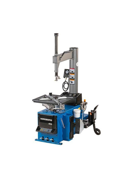 Станок шиномонтажный NORDBERG полуавтомат, двухскоростной, зажимы 13-26”, синий, 380 В, взрывная подкачка 4639B 380