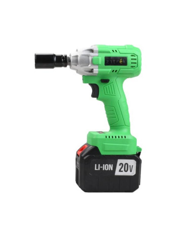 Гайковерт аккумуляторный бесщеточный ударный Zitrek Crusher 20-Li (20В, Li-ion 2x6.0Ач, з/у, кейс) 063-4372