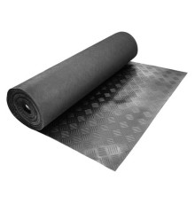 Покрытие резиновое ТЕХНОЛОГИЯ Шахматы, 1.2x10 м, черный 00-00007327