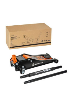 Домкрат подкатной Airline 2.5т INDUSTRY двухпоршневой низкопрофильный (MIN - 78 мм, MAX - 505 мм) AJ25FI500