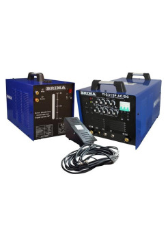 Инверторная установка BRIMA TIG 315P AC/DC, комплект блок охлаждения и педаль НП000001522