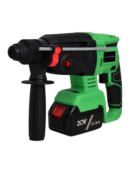 Перфоратор бесщеточный аккумуляторный Zitrek ZKCH20FU-Li (20В, Li-Ion аккумулятор 4 Ач - 2шт, ЗУ, кейс) 084-1070