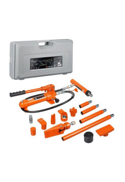 Растяжка гидравлическая для кузовных работ Airline 4 т, набор 17 предметов, пластиковый кейс ASHBS01