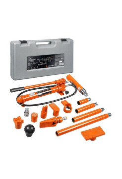 Растяжка гидравлическая для кузовных работ Airline 10 т, набор 17 предметов, пластиковый кейс ASHBS02