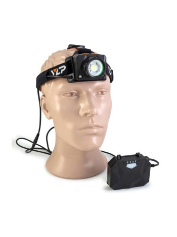 Фонарь ЯРКИЙ ЛУЧ YLP Pike 1.0 зимний налобный Osram P9 5000К +red +green, max.1000лм, рег.фокус 2x2600mAh 4606400106111