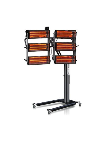 Инфракрасная сушка на стойке KraftWell 6 софитов KRW-IR6A