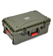 Кейс DGCASE на колесах с ручкой ударопрочный, IP67, 645x395x285 DGCASE@60-04-olive