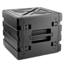 Кейс рэковый 10 юнитов на колесах с ручкой DGCASE ударопрочный, IP65, 458x447x453 DGCASE@RACK10UW