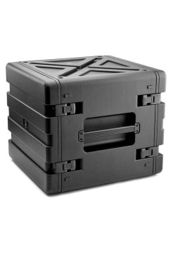 Кейс рэковый 10 юнитов на колесах с ручкой DGCASE ударопрочный, IP65, 458x447x453 DGCASE@RACK10UW