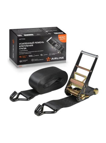 Ремень крепления груза усиленный Airline PRO с храповиком 15 т, 10 м ASTT005