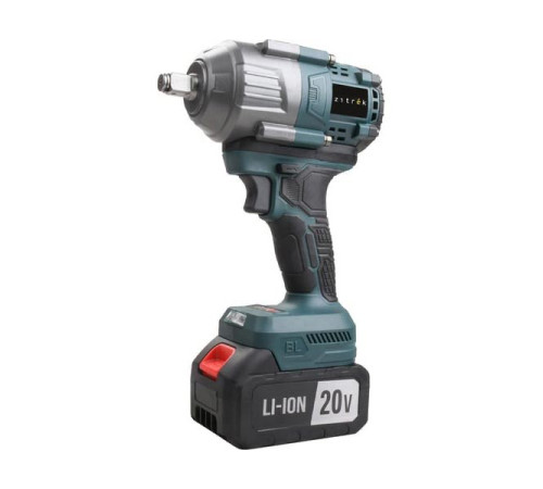 Гайковерт аккумуляторный бесщеточный Zitrek Crusher 20 PRO, 20В, 800 Нм, 1x4.0Ач 085-1019