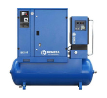 Винтовой компрессор Remeza ВК15Т-16-500Д2 на ресивере, с рефрижераторным осушителем и дополнительными фильтрами УТ-00004303