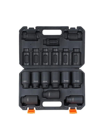Набор головок ударных 1/2"DR, 9 шт, 29-38 мм, пласт. кейс Airline ATAS406