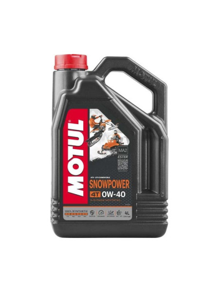 Масло для снегоходов SNOWPOWER 4T 0W40 4 л MOTUL 112365