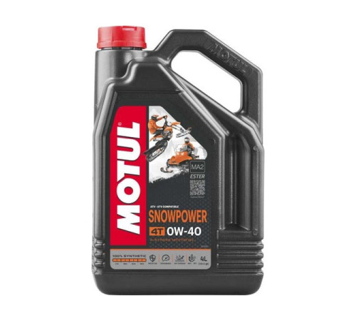Масло для снегоходов SNOWPOWER 4T 0W40 4 л MOTUL 112365