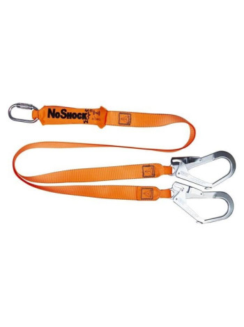 Строп двойной ленточный с амортизатором Delta Plus цвет оранжевый, размер 2м AN213200ZDD