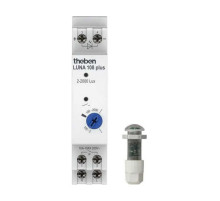 Фотореле Theben LUNA 108 plus EL, 230В, 16А, 2.6кВт, 2-2000люкс, IP20, датчик врезного монтажа IP66 1080900