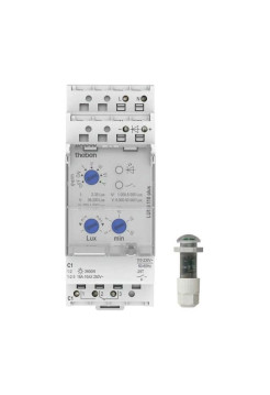 Фотореле Theben LUNA 110 plus EL, 110-230VAC, 16A, 2,6кВт, датчик врезного монтажа IP65 1100900