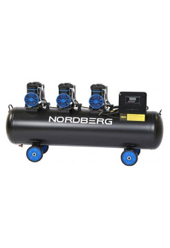 Компрессор безмасляный NORDBERG 380 В, ресивер 170 л, 750 л/мин NCEO170/750