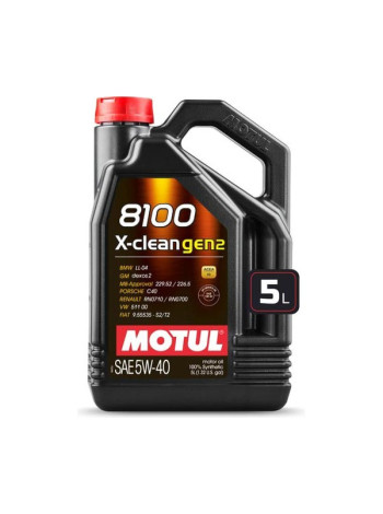 Моторное масло MOTUL 8100 X-CLEAN GEN2 5W40 5 л 113222