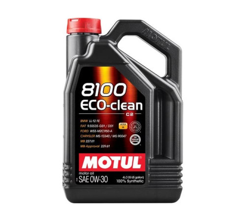 Моторное масло MOTUL 8100 ECO-CLEAN 0W30 4 л 113221