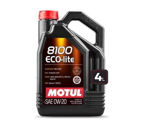 Моторное масло MOTUL 8100 ECO-LITE 0W20 4 л 113492