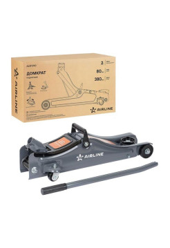 Домкрат подкатной Airline 2т 80-380мм, низкопрофильный AJ2F390