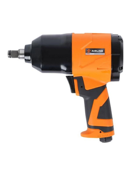 Гайковерт пневматический ударный композитный Airline 1/2"DR 330Нм PRO с головками 17пр. (9-27мм), кейс ATAZ101 Гайковерт пневматический ударный композитный Airline 1/2"DR 330Нм PRO с головками 17пр. (9-27мм), кейс ATAZ101
