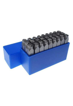 Клейма буквенные JTC латиница 8мм (HRC 60+-2 DIN 1451) (старый артикул -JW0914-8) -7249 JTC-7249