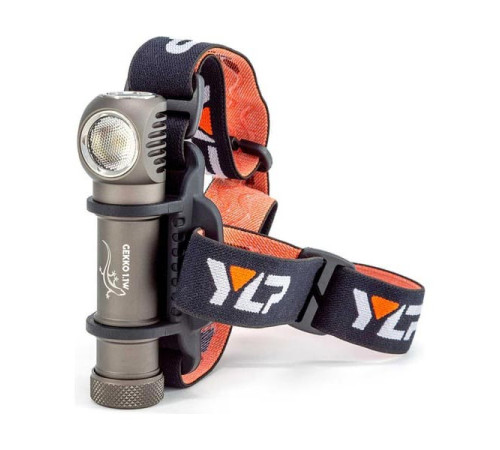 Фонарь налобный ЯРКИЙ ЛУЧ YLP GEKKO 1.1W HP50.2 3000К CRI 80 max1100лм, 5 режимов, IPX8, под акк. 18650 4606400106890