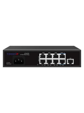 Коммутатор TRASSIR Ethernet, PoE TR-NS1109-120-8PoE УТ-00057971