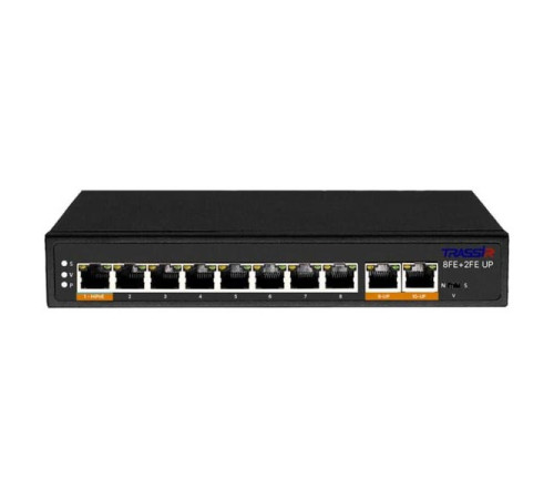 Коммутатор TRASSIR Ethernet, PoE TR-NS1110-120-8POE УТ-00058115